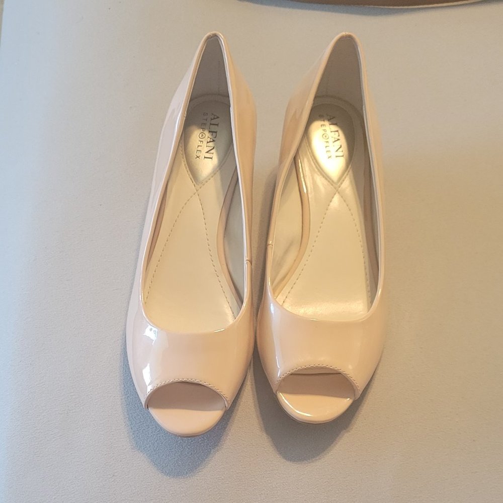 Alfani Step N Flex - Open Toe Wedge